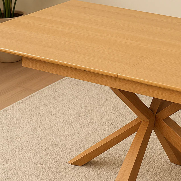 Hereford 160CM Extending Dining Table With Wooden Base