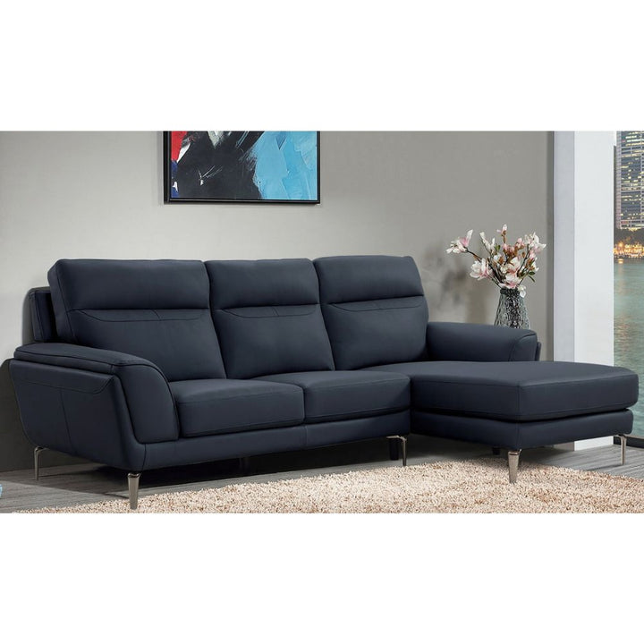 Cory Leather Corner Chaise Sofa