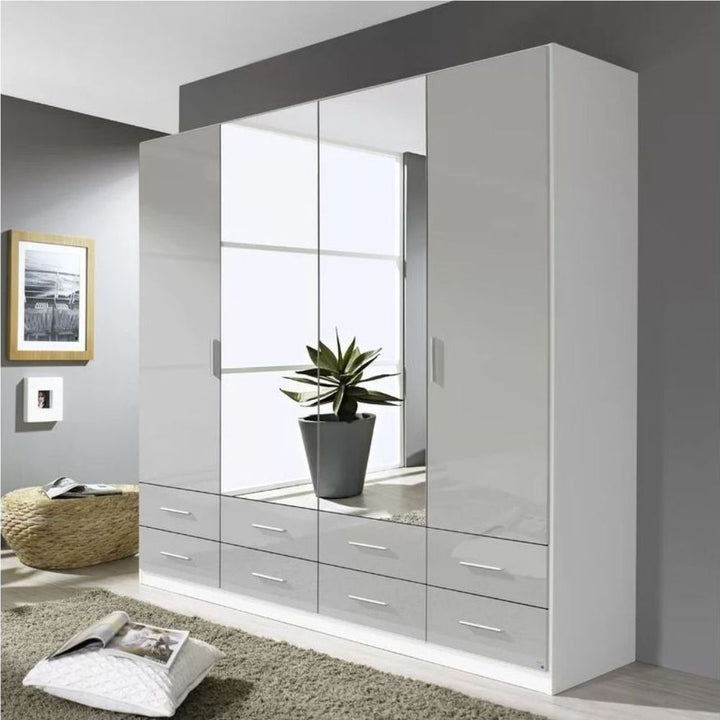 Atlanta 4 Door Combi Wardrobe