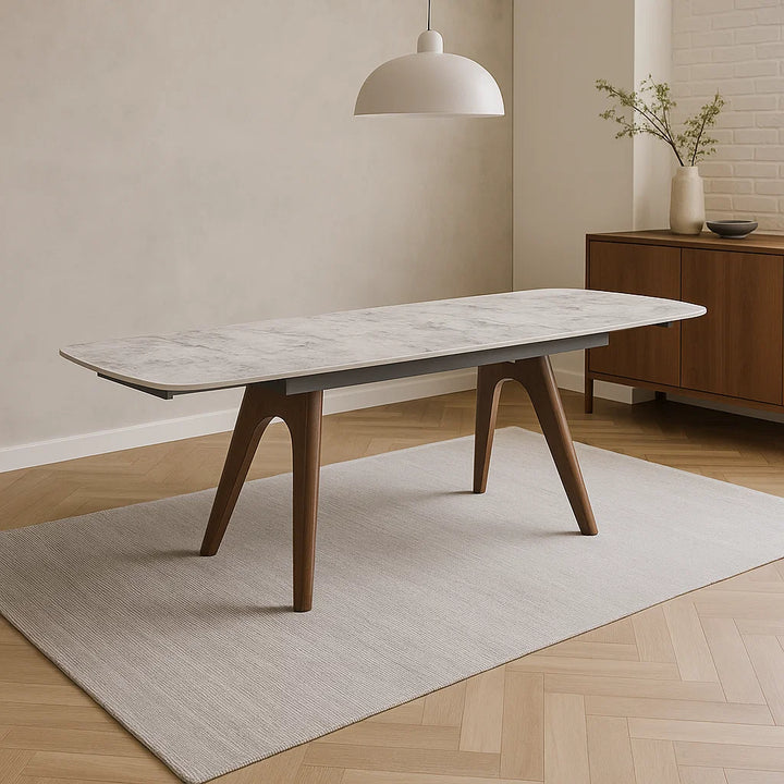 Valley Extending Dining Table Rectangle 180-260CM Grey