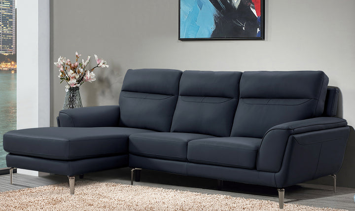 Cory Leather Corner Chaise Sofa