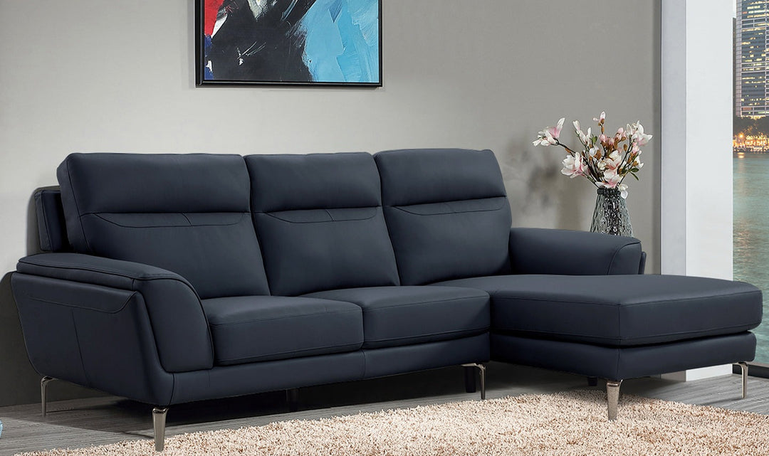 Cory Leather Corner Chaise Sofa