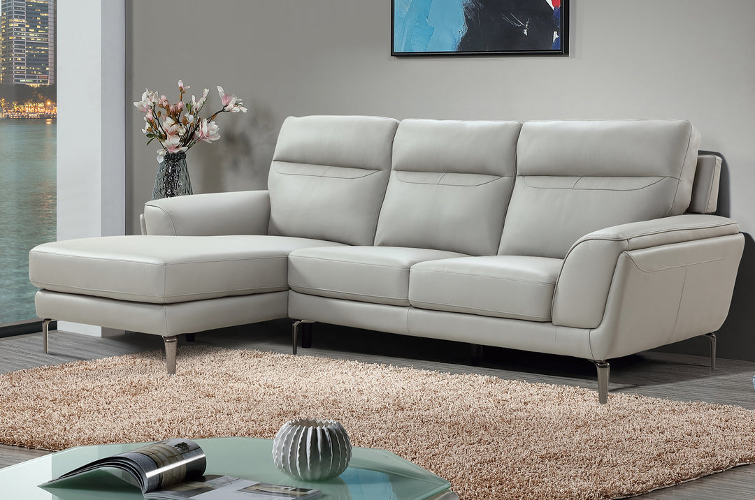 Cory Leather Corner Chaise Sofa