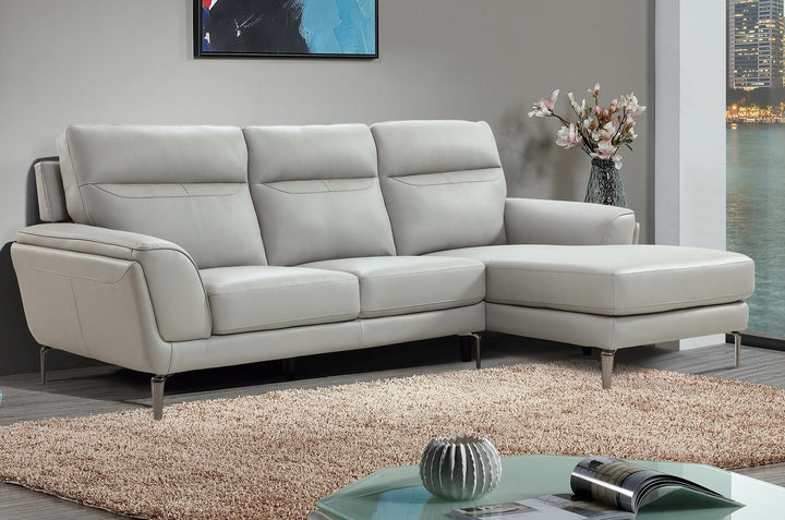 Cory Leather Corner Chaise Sofa