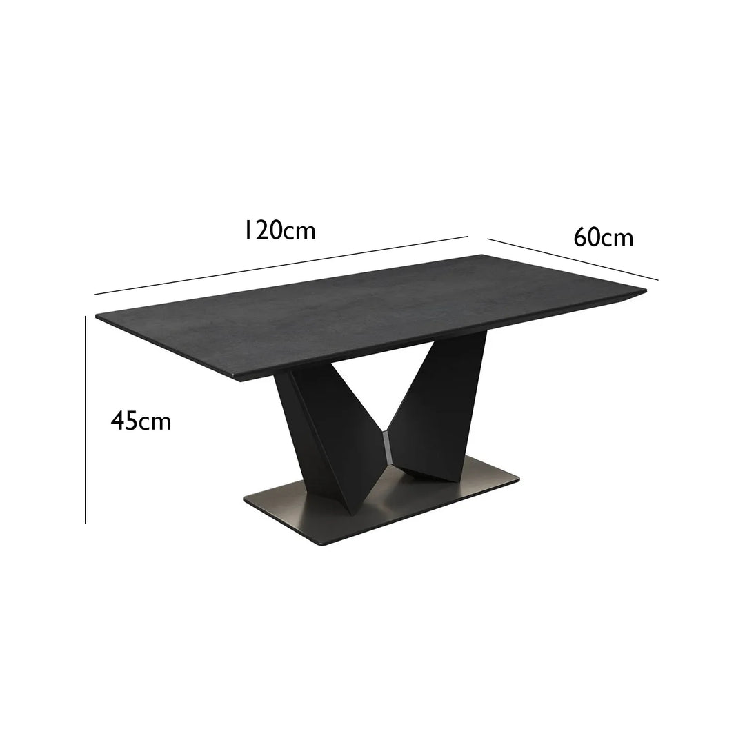 Luxury Grey Ceramic Coffee Table – Modern Living