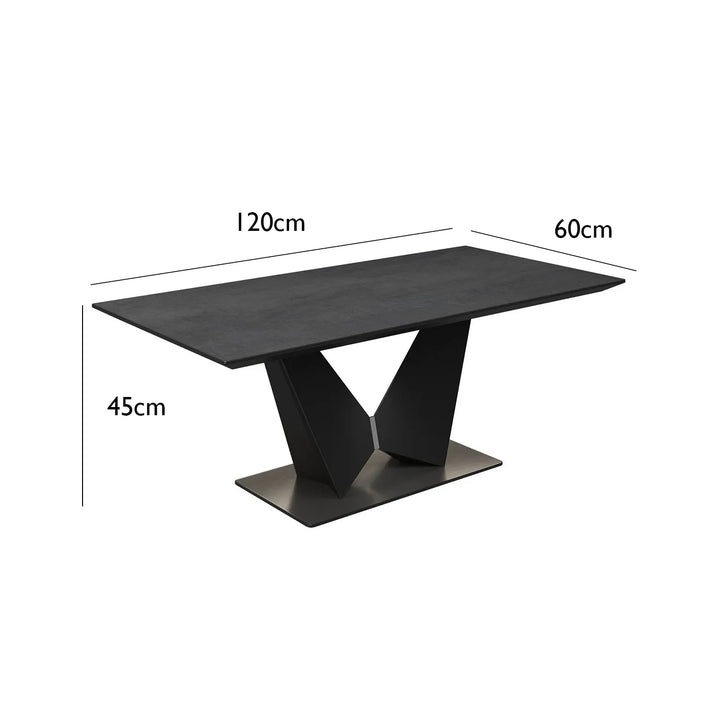 Luxury Grey Ceramic Coffee Table – Modern Living