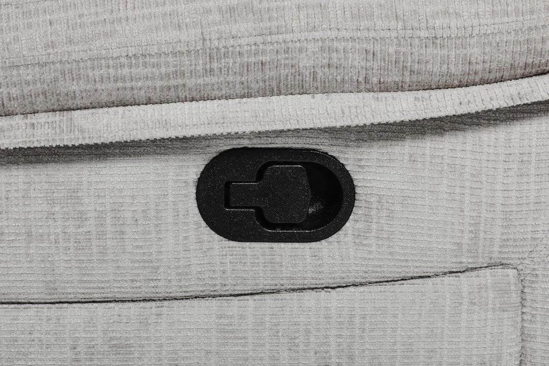 Wilbur 3 Seater Manual Recliner Grey