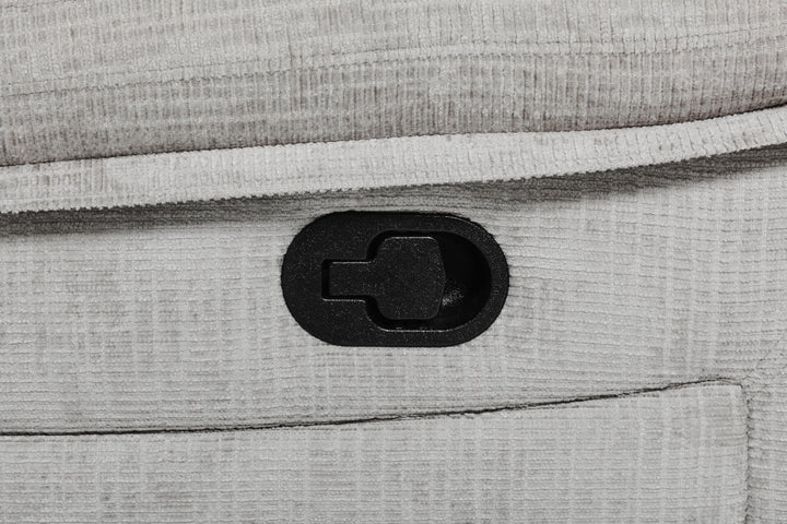 Wilbur 3 Seater Manual Recliner Grey