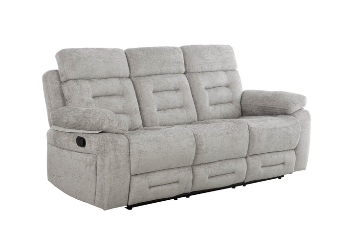 Wilbur 3 Seater Manual Recliner Grey