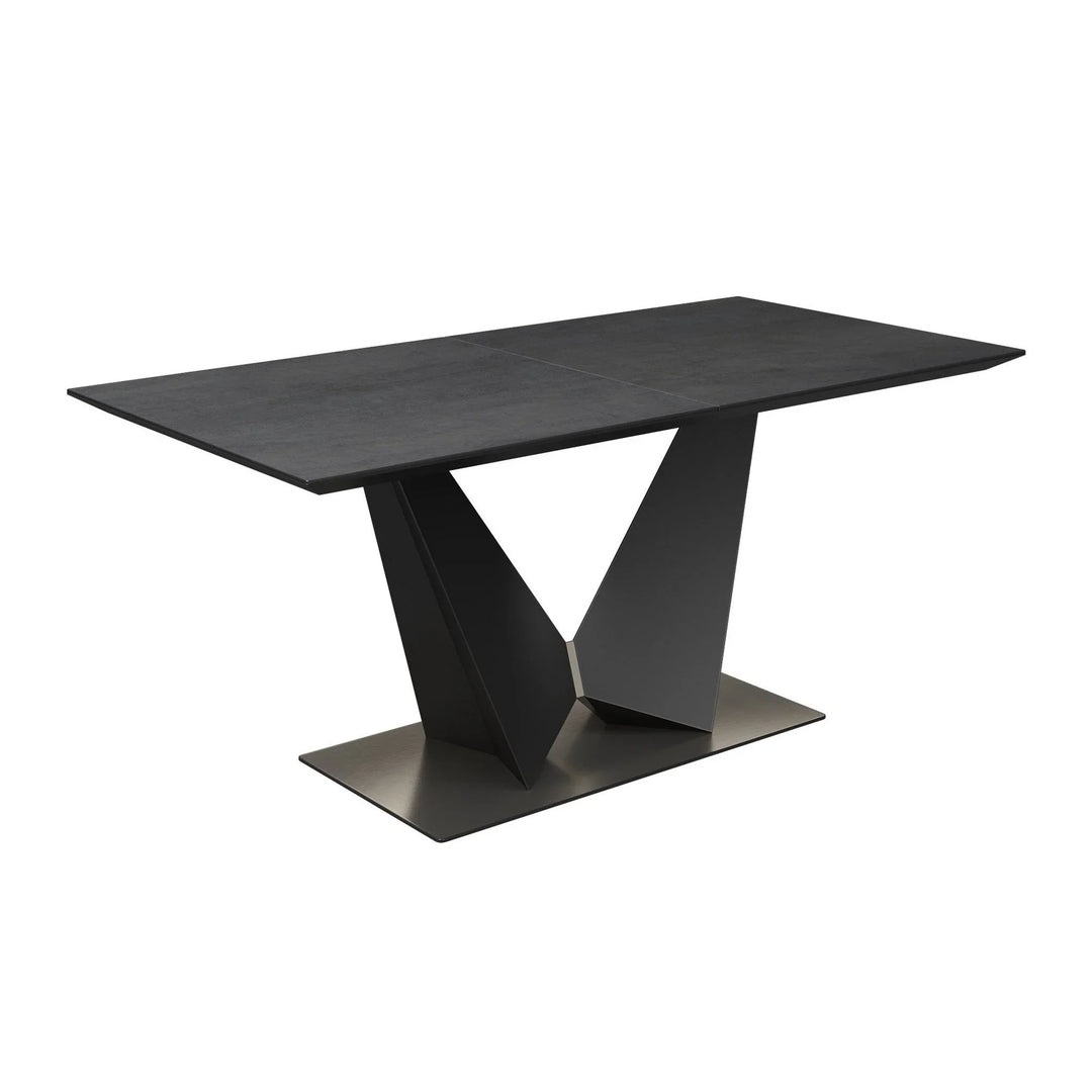 Westin Graphite Ceramic Extending Dining Table With 6 Chairs