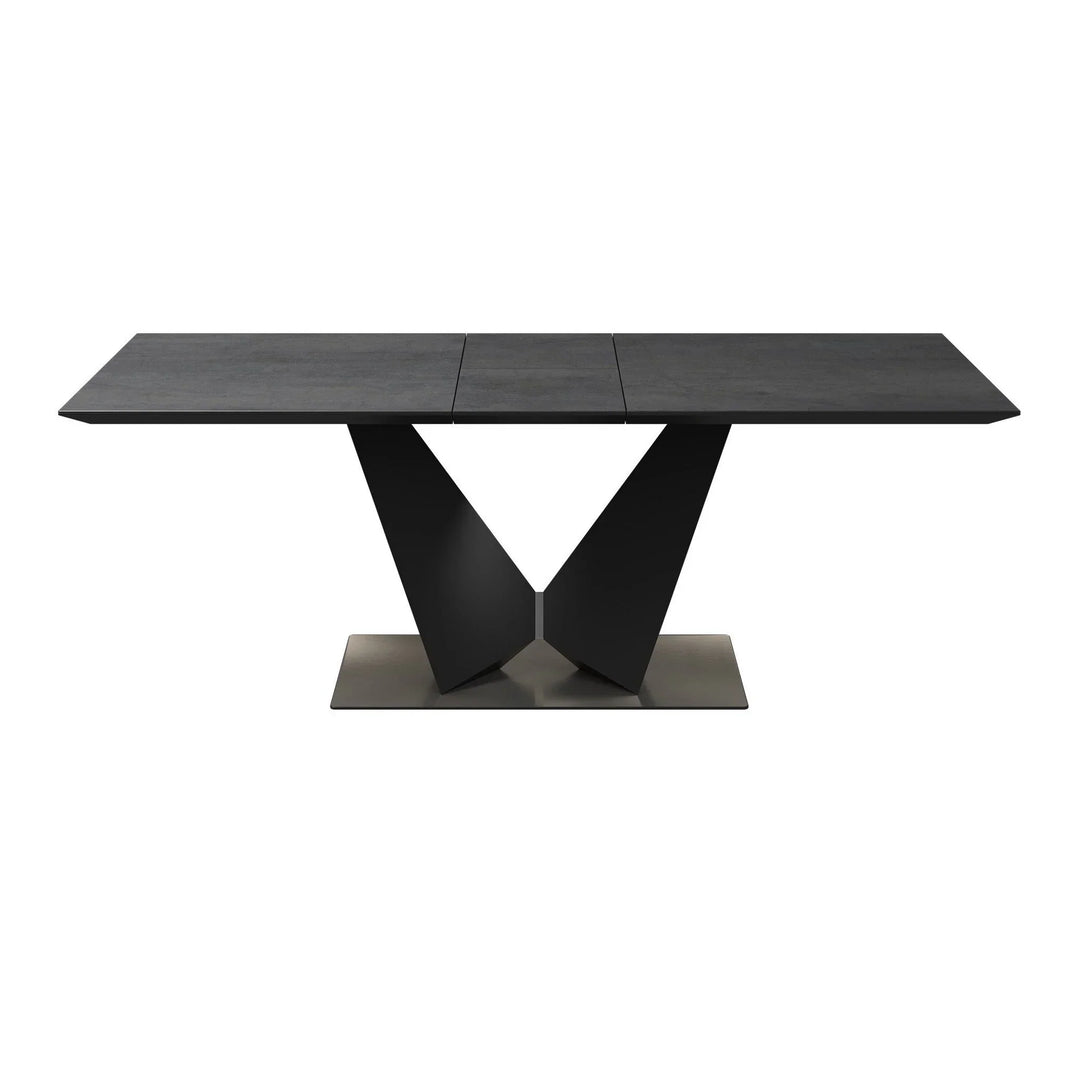 Westin Graphite Ceramic Extending Dining Table With 6 Chairs
