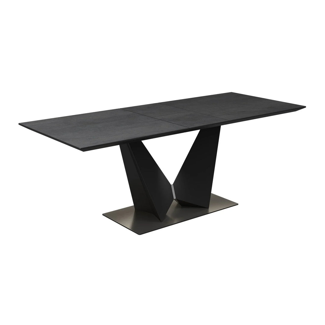Westin Graphite Ceramic Extending Dining Table With 6 Chairs