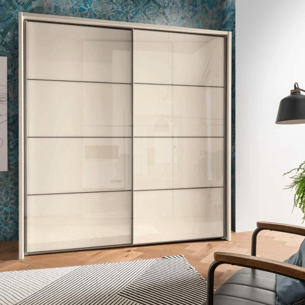 Nova Plus Sliding Wardrobe with Glass Front