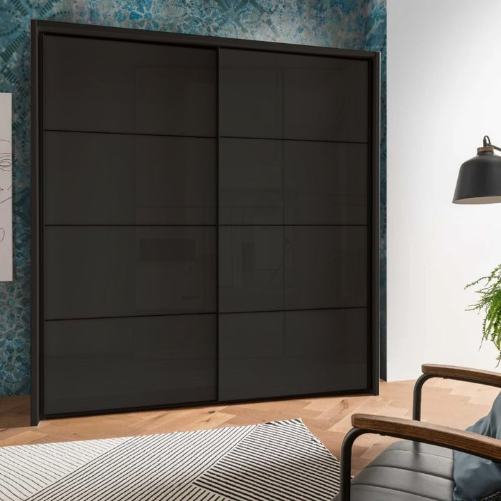 Nova Plus Sliding Wardrobe with Glass Front