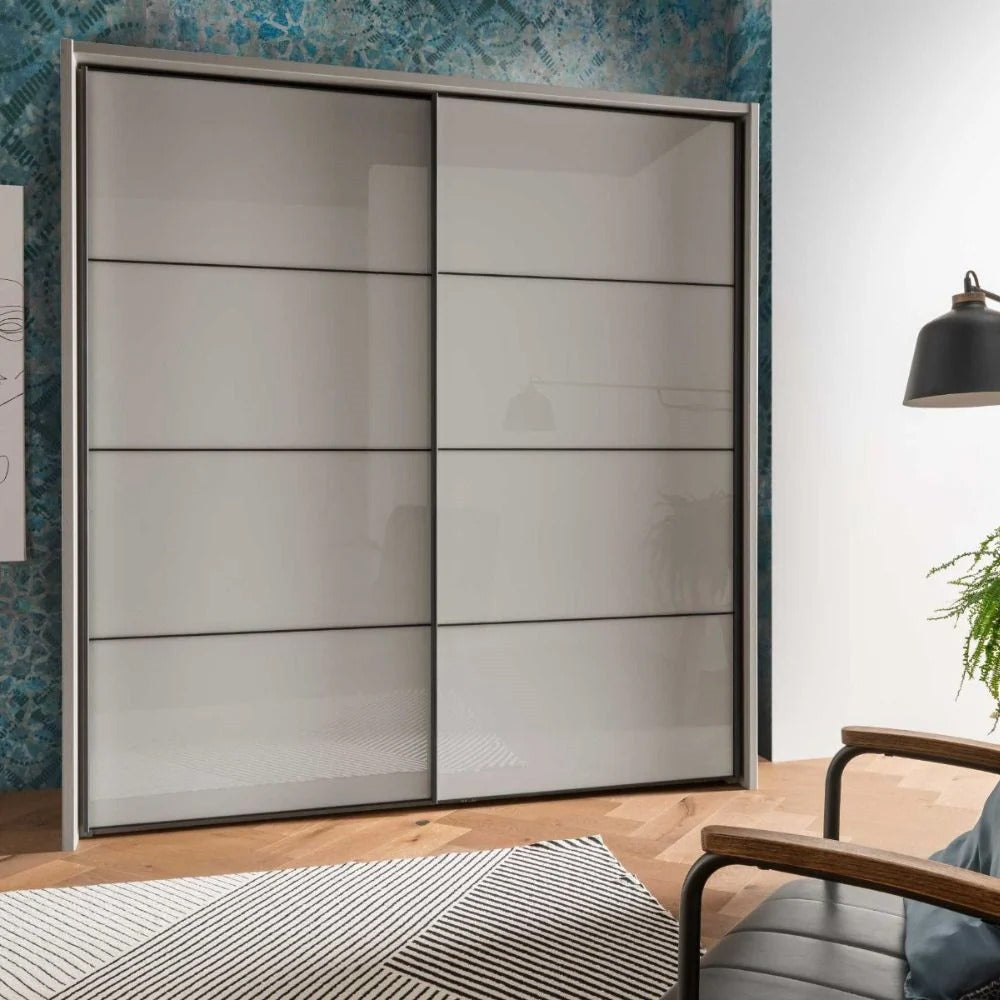 Nova Plus Sliding Wardrobe with Glass Front