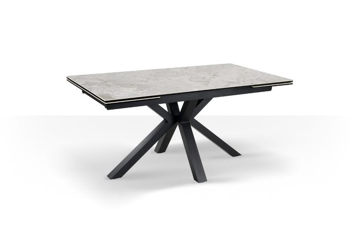 Marco Grey Ceramic Ext Small Table with Tesan Chairs