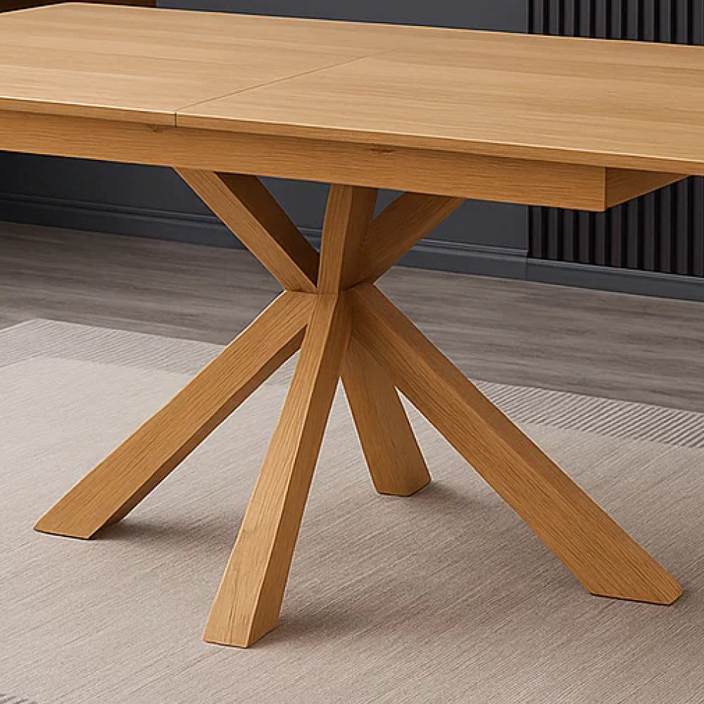 Hereford 160CM Extending Dining Table With Wooden Base