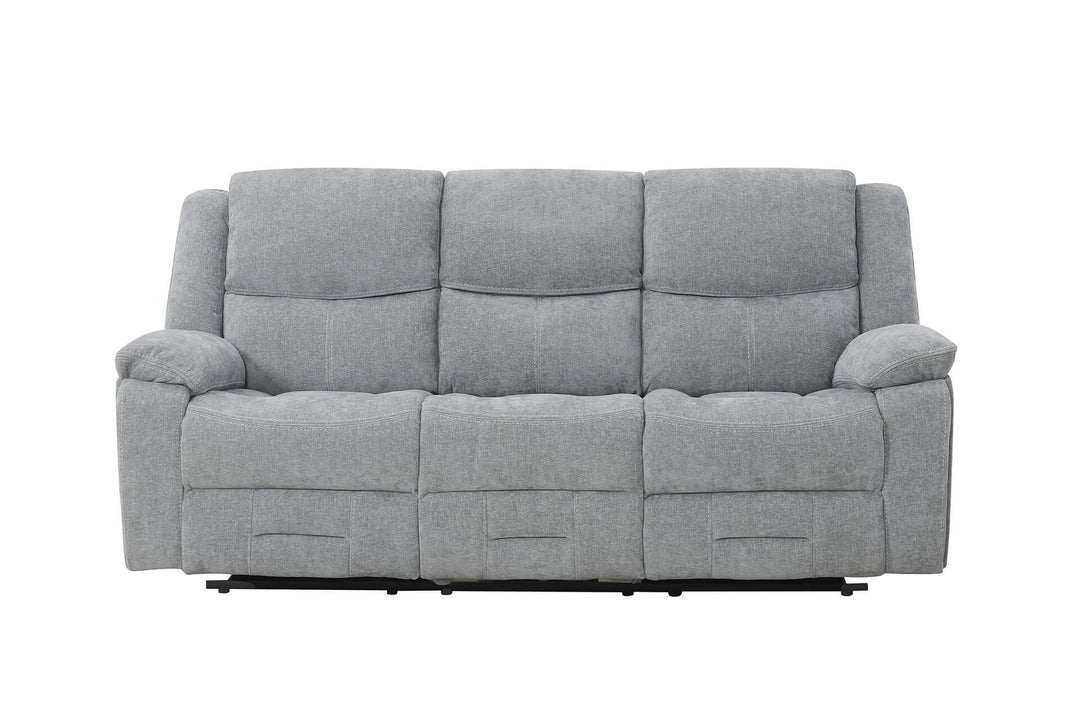 Weston 3 Seater Manual Recliner Grey
