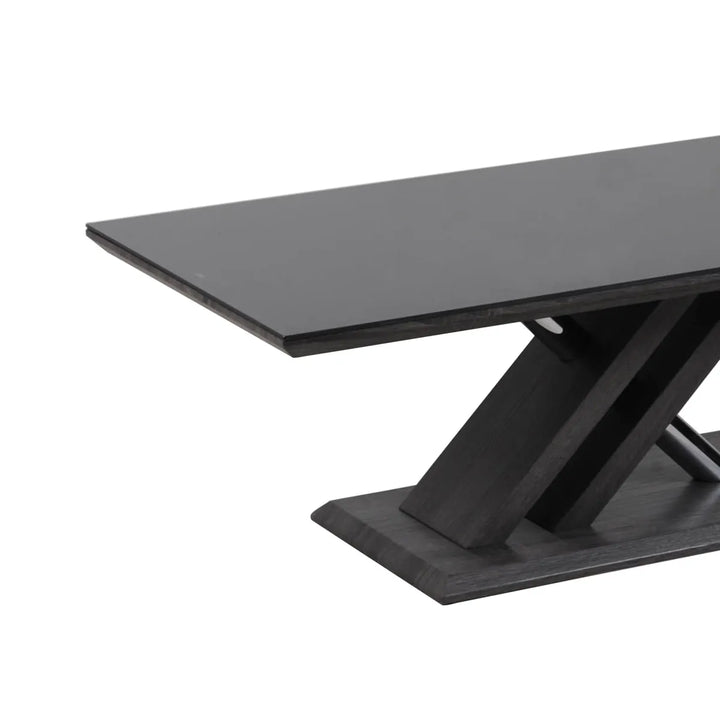 Elegant Grey Walnut Coffee Table – Modern Living