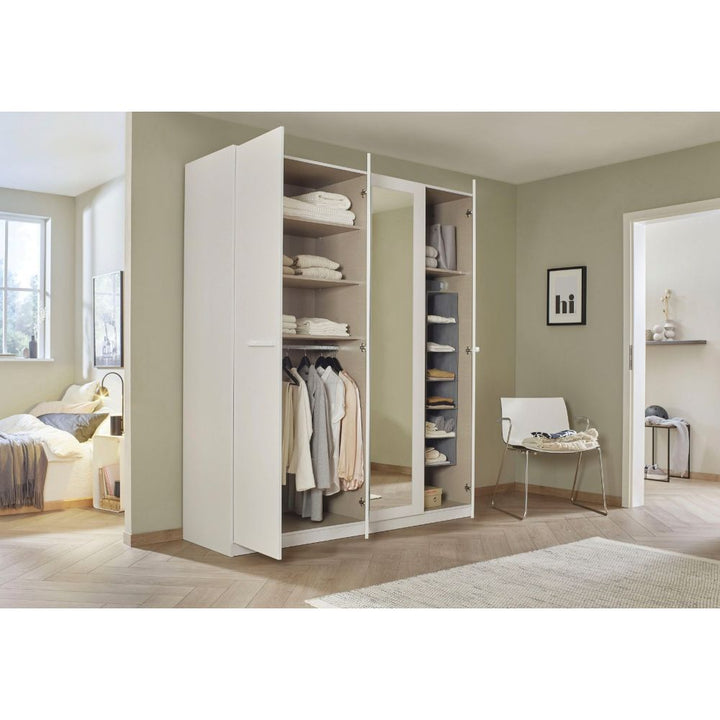 Rauch Modi Alpine White 4 Door Hinged Wardrobe