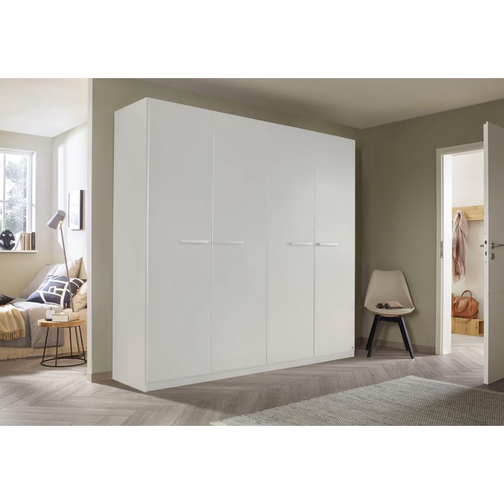 Rauch Modi Alpine White 4 Door Hinged Wardrobe