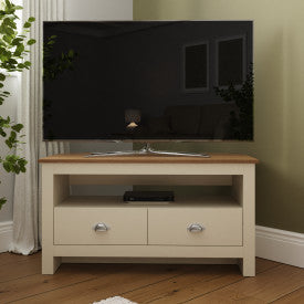 LANCASTER CORNER TV UNIT CREAM