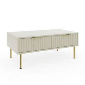 NERVATA COFFEE TABLE IVORY