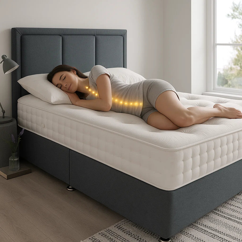 Bronze 1500 Fabric Upholstered Mattress Divan Set