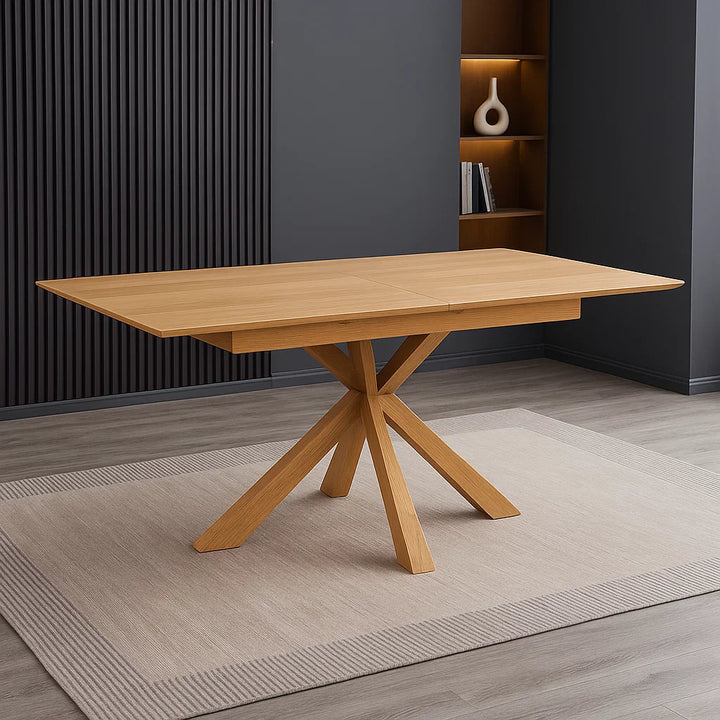 Hereford 160CM Extending Dining Table With Wooden Base