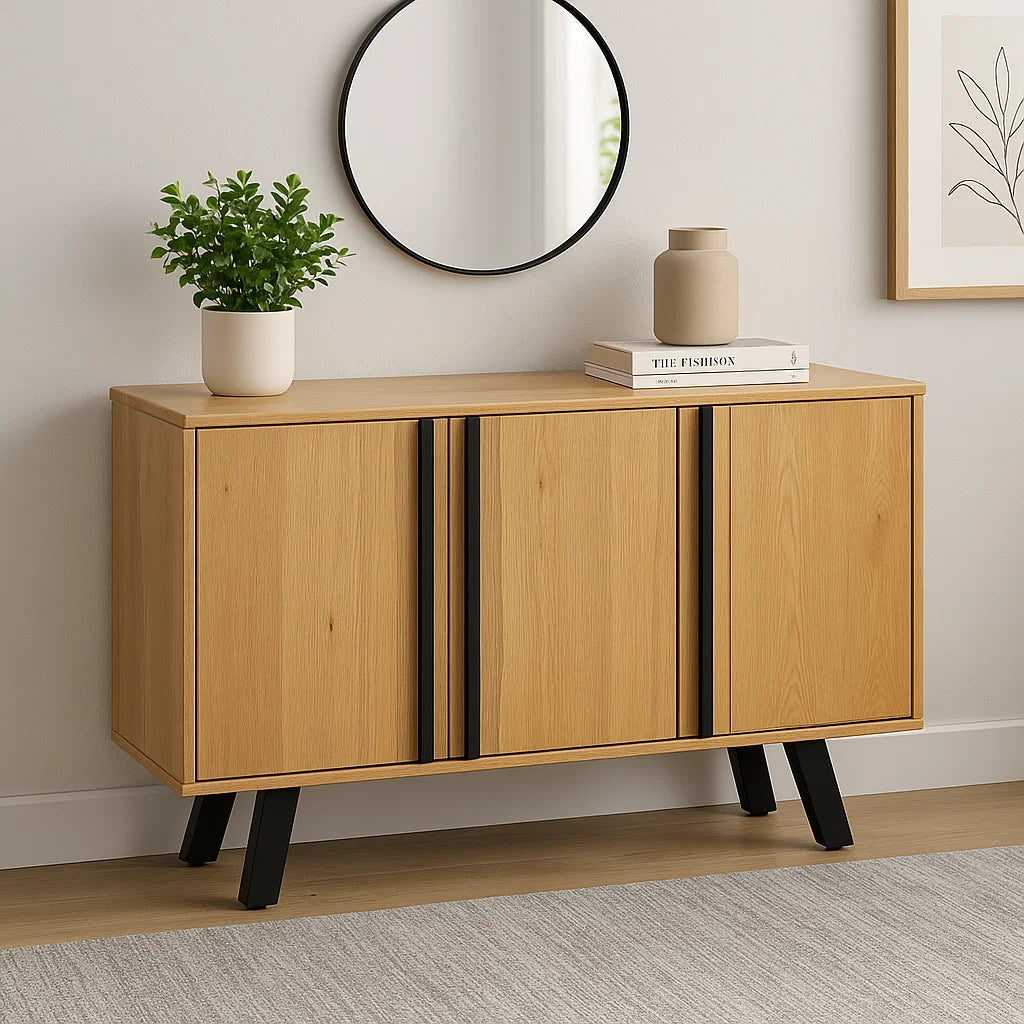 Hereford Oak Sideboard - 3 Door