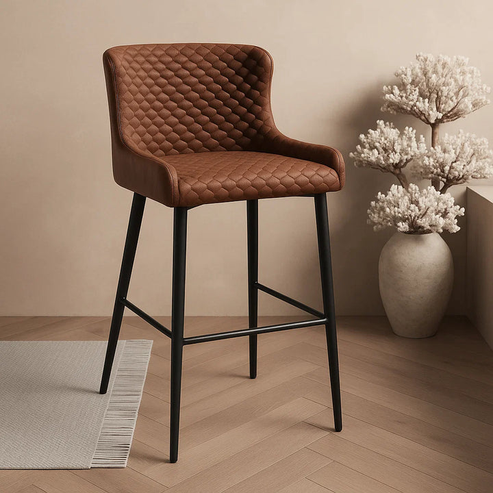 Hereford Bar Stool - Tan PU