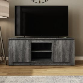 CANYON WIDE TV UNIT CHARCOAL GREY