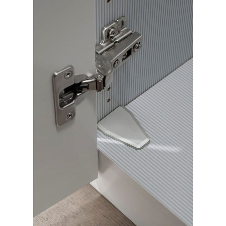 Wiemann Quito Champagne and Champagne Glass With Mirror 5 Door Wardrobe - 250CM