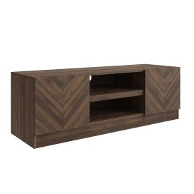 Rich-Walnut Double Door TV Unit Royal Walnut