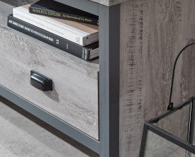 Urban Grey Corner TV Unit with Storage