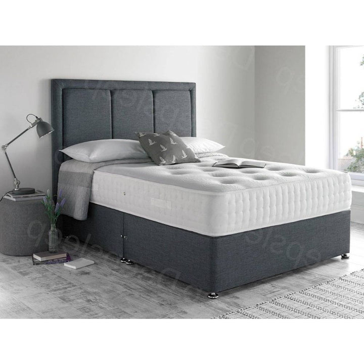 Bronze 1500 Fabric Upholstered Mattress Divan Set