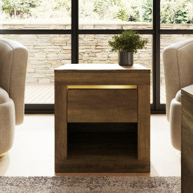 Rustic Oak Prestige Lamp Table