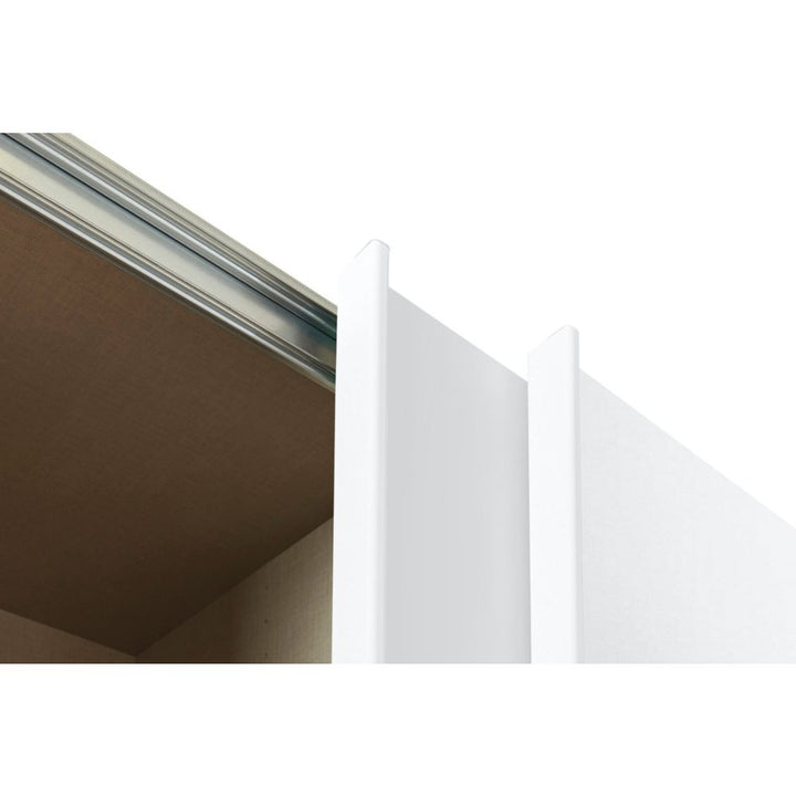 Rauch Oracle White 3 Door Full Mirror Sliding Wardrobe 203CM