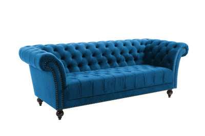 CHESTER 3 SEATER SOFA MIDNIGHT BLUE
