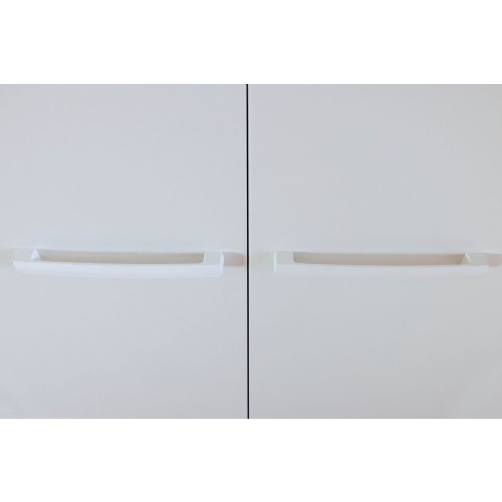 Rauch Modi Alpine White With Mirror 4 Door Hinged Wardrobe