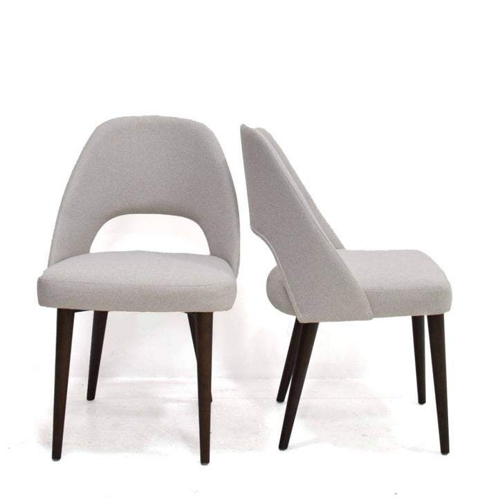 Axton 180-260 CM Dining Table Latte with Mortiz Dining Chairs