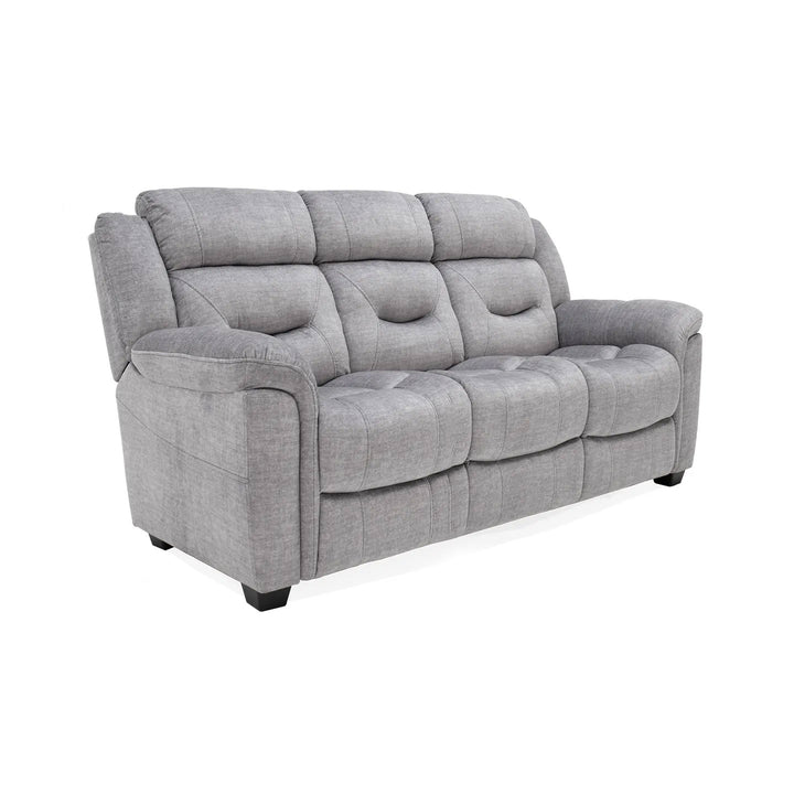 Dudley Blue Fabric 3 Seater Sofa
