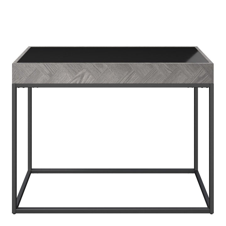 Ebonis Black Glass Console Table