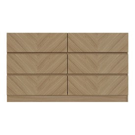 Regal Euro-Oak 3+3 Drawer Chest