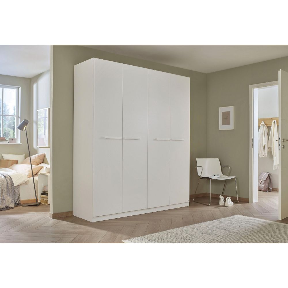 Rauch Modi Alpine White 4 Door Hinged Wardrobe