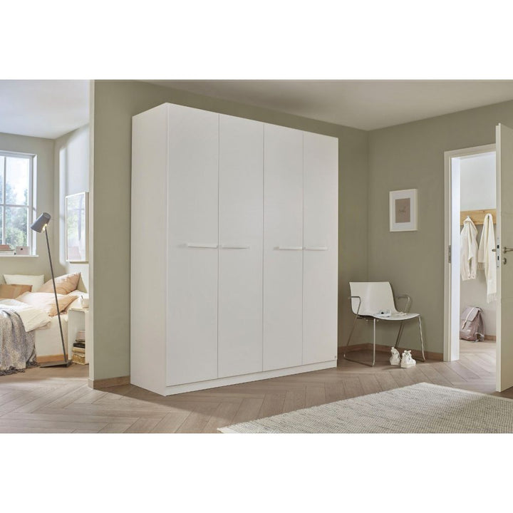 Rauch Modi Alpine White 4 Door Hinged Wardrobe