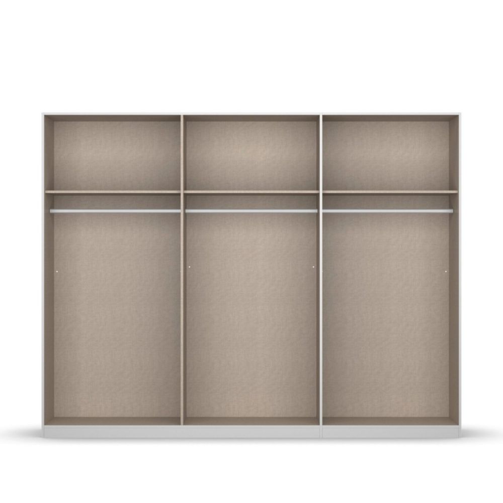 Rauch Monostar Silk Grey 6 Door Hinged Wardrobe W271CM