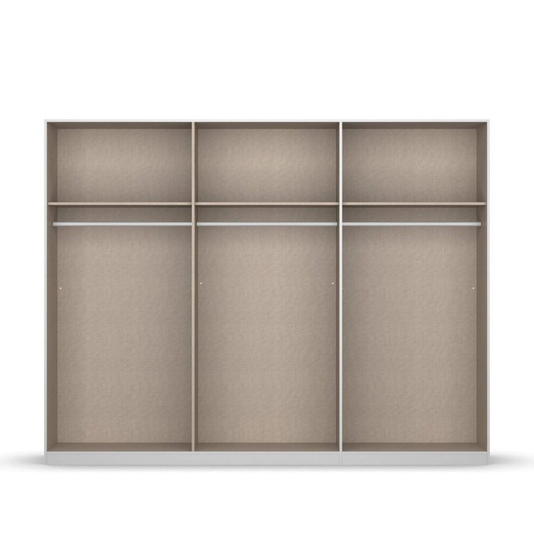 Rauch Monostar White 6 Door Hinged Wardrobe W271CM