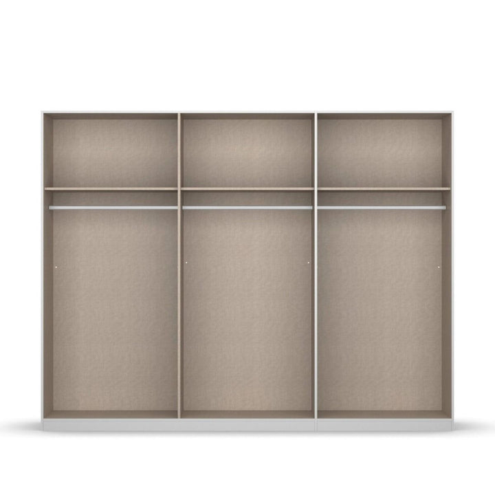 Rauch Monostar White 6 Door Hinged Wardrobe W271CM