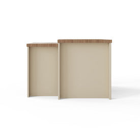 LANCASTER NESTING TABLES CREAM